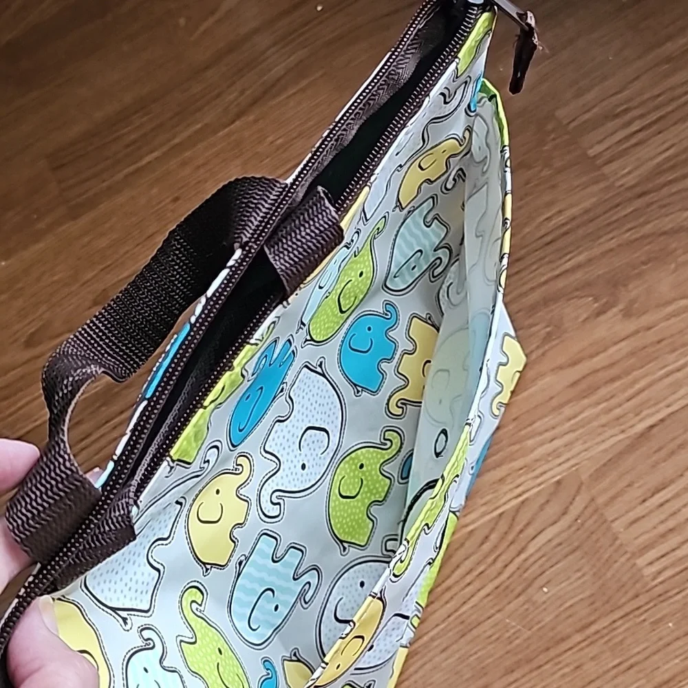 Thirty-One Insulated Lunch Bag Tote Cheeky Elephant Monogrammed 